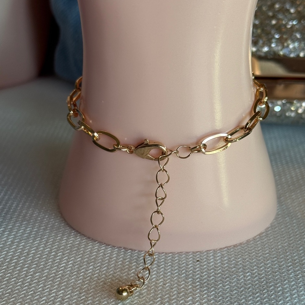 NEW | 18K Gold Plated Chain Bracelet - Picture 6 of 7